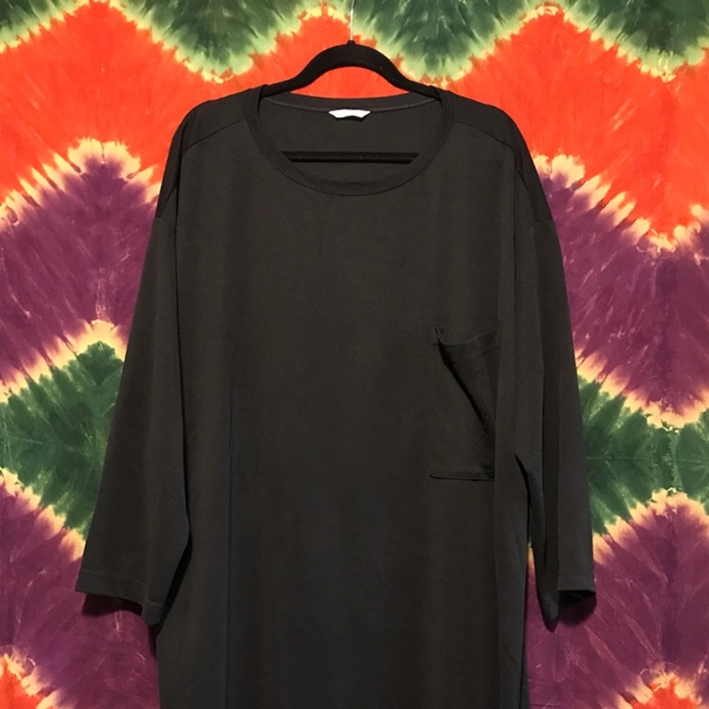 Nap Loungewear Black T-Shirt Dress